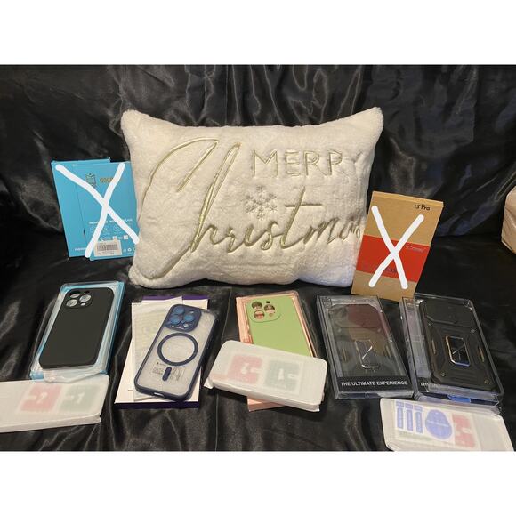 iPhone 15 Pro Phone Case & Screen Protectors - Green, Black, Blue & Clear - Picture 1 of 5